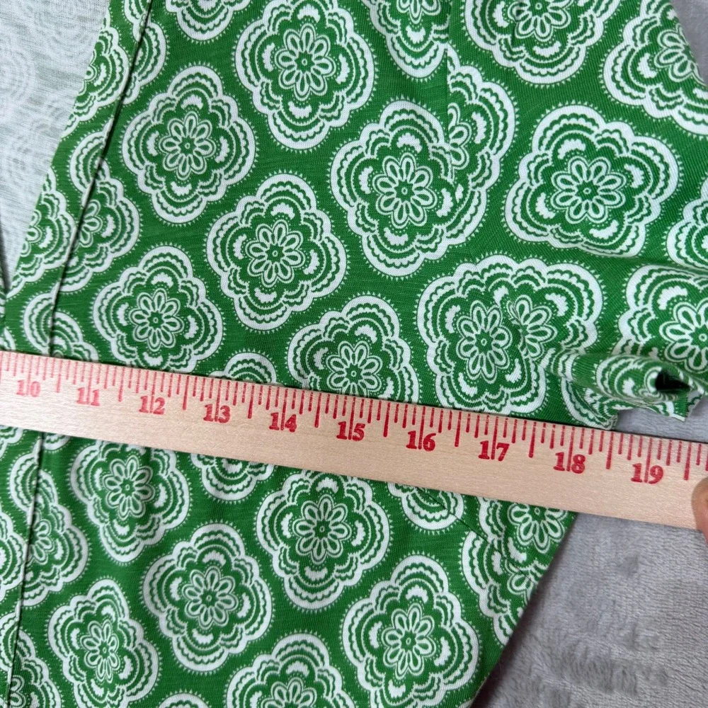 Lot of 2 Boden Naomi Dresses Size 4L Long Green Blue Geometric Abstract Pockets - Picture 9 of 16
